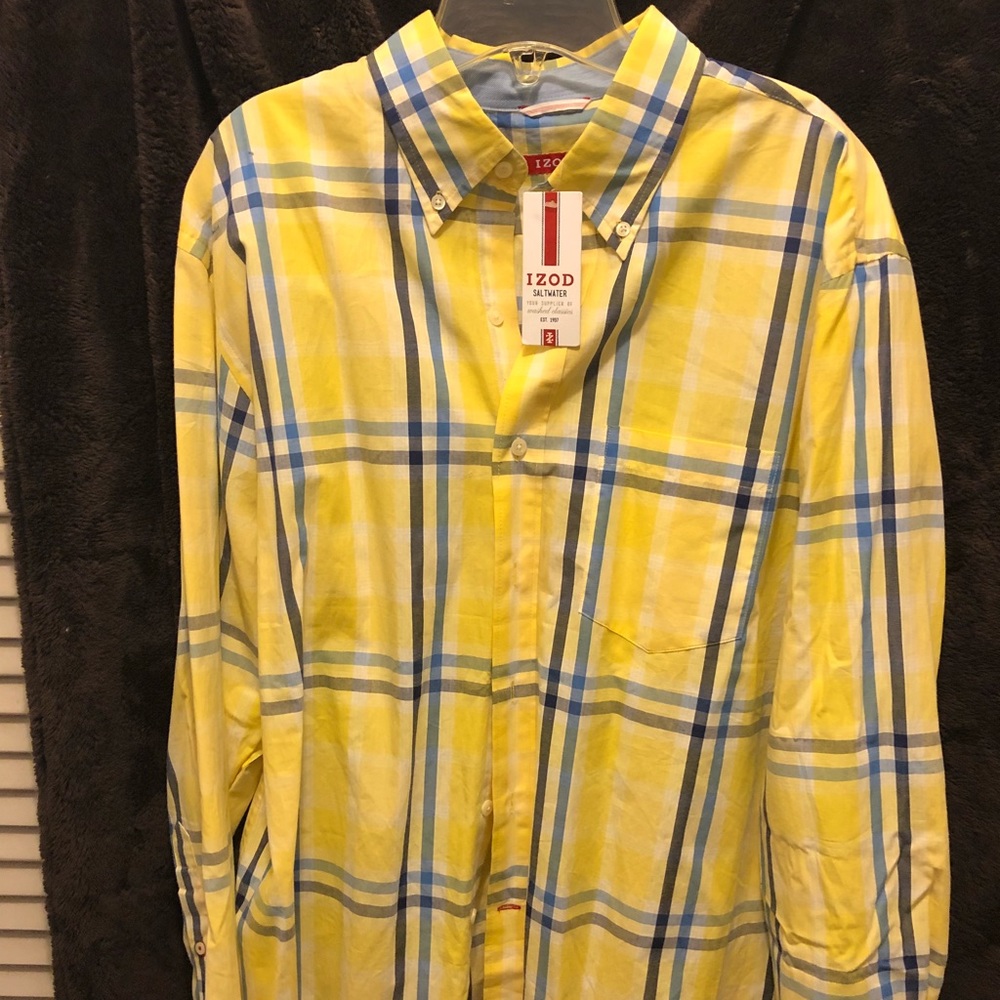 Men’s izod Button Up.  BRAND NEW WITH TAGS!!!